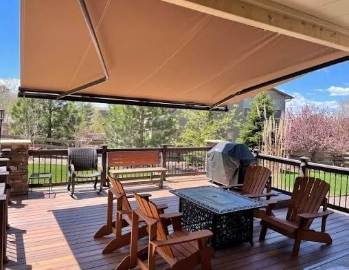Deck Awnings project — Richmond, Virginia