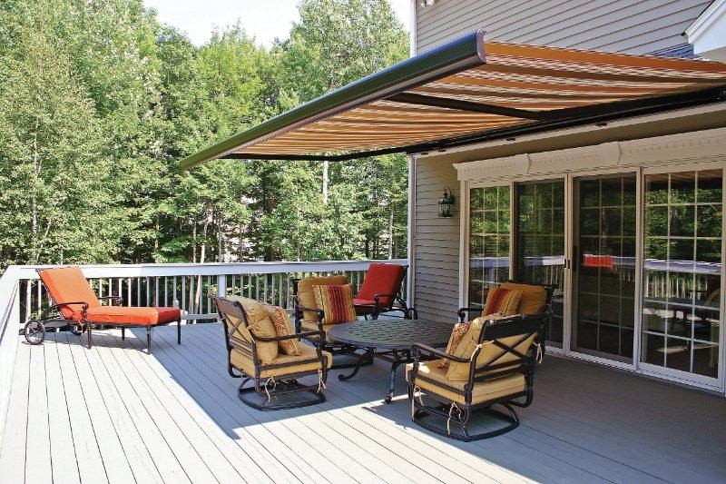 Awnings project in Richmond